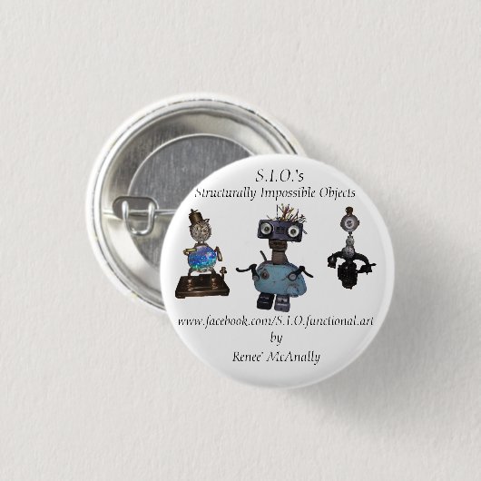 S.I.O. "s-Knopf #1 Button (Vorne & Hinten)