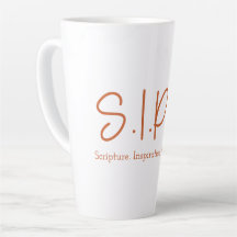 S.I.P.S. Große Latte-Tasse - Orange