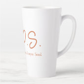 S.I.P.S. Große Latte-Tasse - Orange Milchtasse (Rechts)