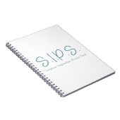 S.I.P.S-Notebook - blau Notizblock (Rechte Seite)