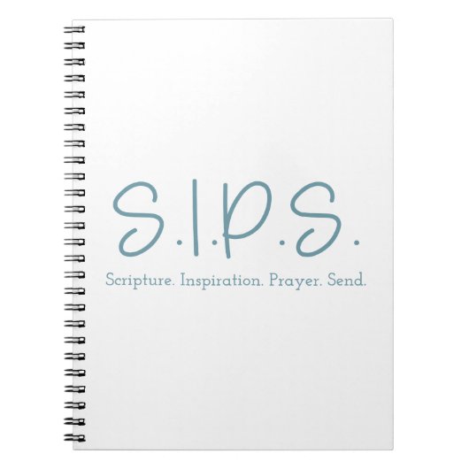 S.I.P.S-Notebook - blau Notizblock (Vorderseite)