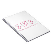 S.I.P.S-Notebook - rosa Notizblock (Rechte Seite)