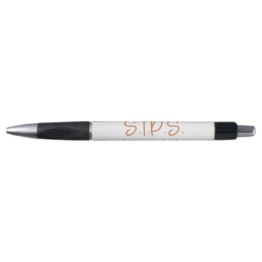 S.I.P.S. Pen - Orange Kugelschreiber (Vorderseite)