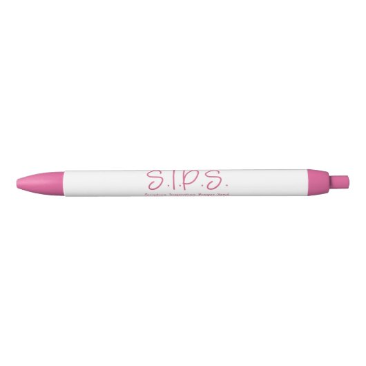 S.I.P.S. Pen - Rosa Kugelschreiber (Vorderseite)