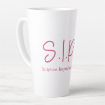 S.I.P.S. Tall Latte Tasse - Pink