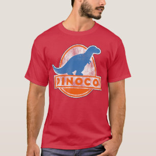 s Ikonisches Dinoco Vintage verblasstes Dinosaurie T-Shirt