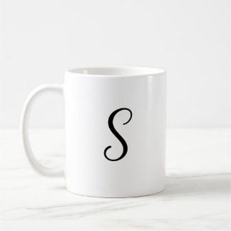S initiale Accent Coffee Tasse-Mother's Day Gift-G Kaffeetasse