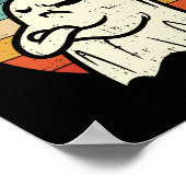 s ist boobelghost retro halloween kostüme men men  poster (Ecke)