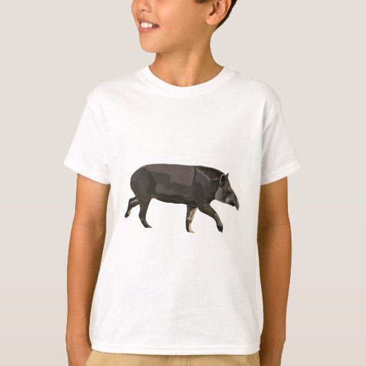 S ist für den südamerikanischen Tapir T-Shirt (Vorderseite)