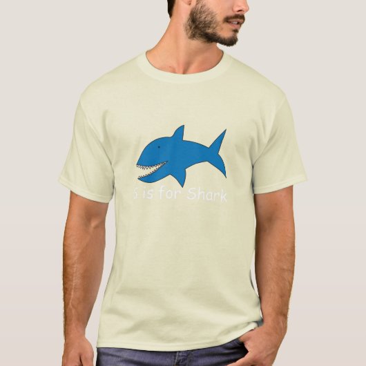 S ist für Haifisch-T - Shirt (Vorderseite)