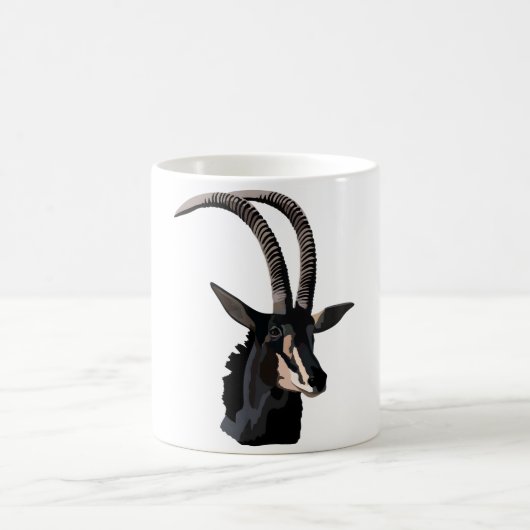 S ist für Sable Antelope Kaffeetasse (Mittel)