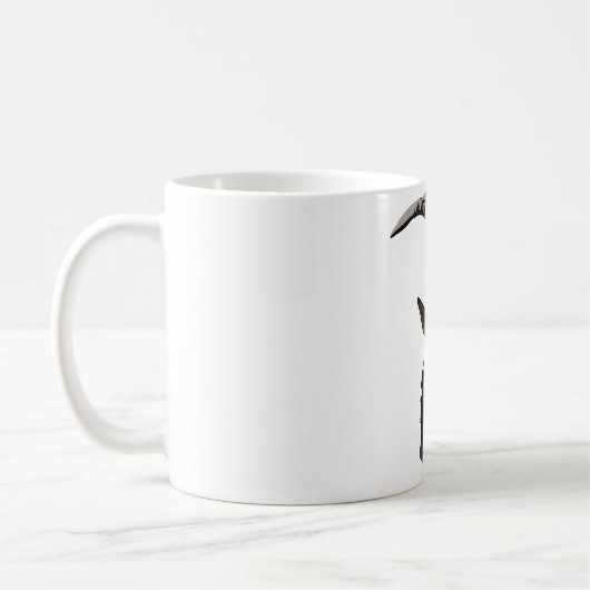 S ist für Sable Antelope Kaffeetasse (Links)