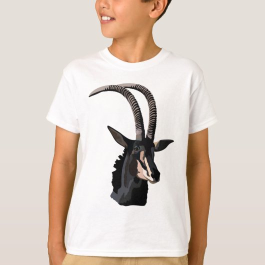 S ist für Sable Antelope T-Shirt (Vorderseite)