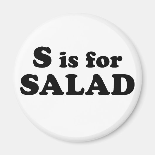 S ist für SALAD (Magnet) Magnet (Vorne)