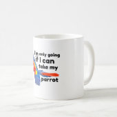 S ist für Scarlet Macaw Kaffeetasse (VorderseiteRechts)