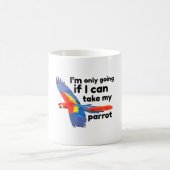 S ist für Scarlet Macaw Kaffeetasse (Mittel)