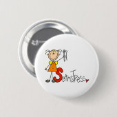 S ist für Schneiderin Button (Vorne & Hinten)