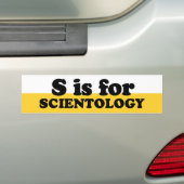 S IST FÜR SCIENTOLOGY AUTOAUFKLEBER (Auf Auto)