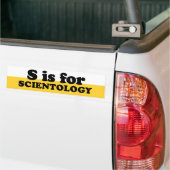S IST FÜR SCIENTOLOGY AUTOAUFKLEBER (Auf Lkw)