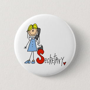 S ist für Sekretärin Button