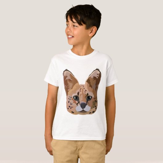 S ist für Serval T-Shirt (Vorne ganz)