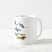 S ist für Shark Kaffeetasse (VorderseiteRechts)
