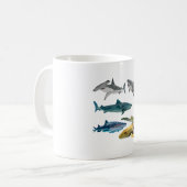 S ist für Shark Kaffeetasse (Vorderseite Links)