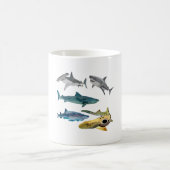 S ist für Shark Kaffeetasse (Mittel)