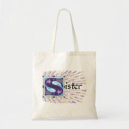 S ist für Sister-Tasche Tragetasche