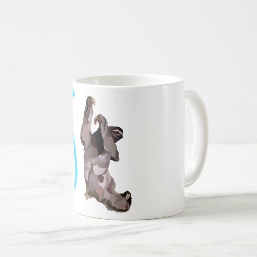 S ist für Sloth Kaffeetasse (VorderseiteRechts)
