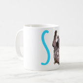 S ist für Sloth Kaffeetasse (Vorderseite Links)