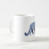 S ist für Snow Leopard Kaffeetasse (Vorderseite Links)