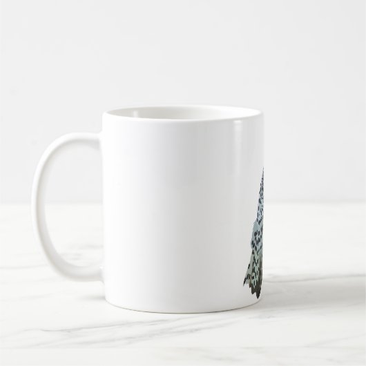 S ist für Snowy Owl Kaffeetasse (Links)