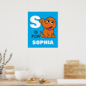 S ist für Snuffleupagus | Name hinzufügen Poster (Küche)