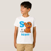 S ist für Snuffleupagus | Name hinzufügen T-Shirt (Vorne ganz)