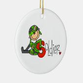 S ist für Soldier Keramikornament (Rechts)