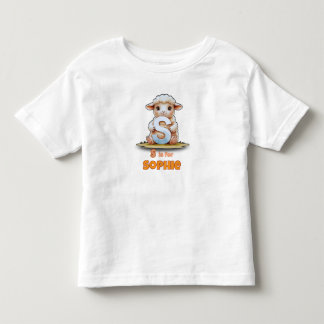 S ist für Sophie - Personalisiertes Kinder-Shirt Kleinkind T-shirt