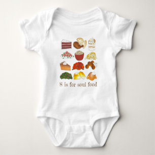 S ist für Soul Food Soulfood Southern Favorites Baby Strampler