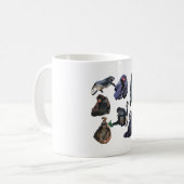 S ist für Spider Monkey Kaffeetasse (Vorderseite Links)