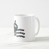 S ist für Spider Monkey Keeper Kaffeetasse (VorderseiteRechts)