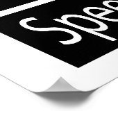 S ist für sprachliche Pathologie Poster (Ecke)