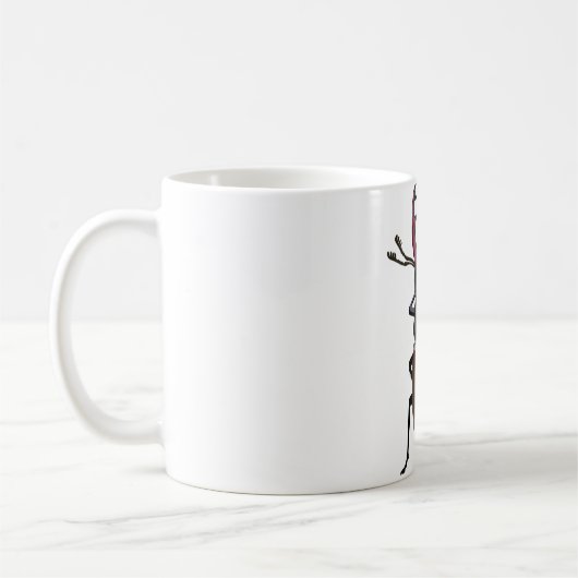 S ist für Stag Beetle Kaffeetasse (Links)