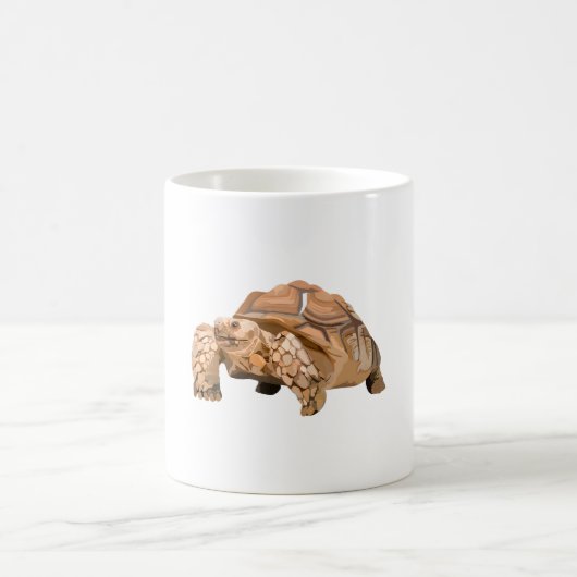 S ist für Sulcata Tortoise Kaffeetasse (Mittel)