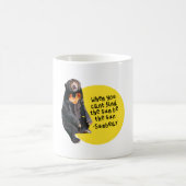 S ist für Sun Bear Kaffeetasse (Mittel)