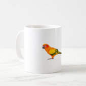 S ist für Sun Conure Kaffeetasse (Vorderseite Links)