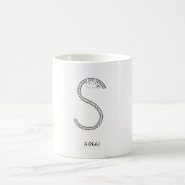 S ist für Trägheit Kaffeetasse