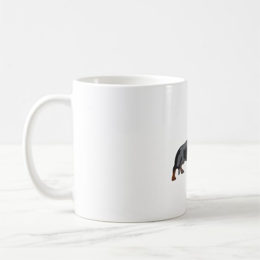 S ist für Wursthund Kaffeetasse (Links)