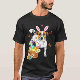 S Jack Russell Bunny Ohr mit Eiern Osterkostüm T-Shirt