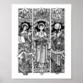 S. Joan, Louise und Francis 8" x 10" Print Poster (Vorne)