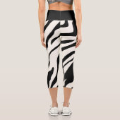S.K. Zebra Fever Capri Leggings (Rückseite)